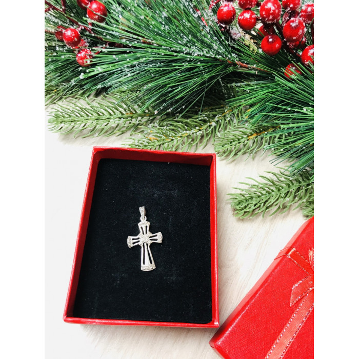 Sky Jewelry Серебряный крестик 925 проба