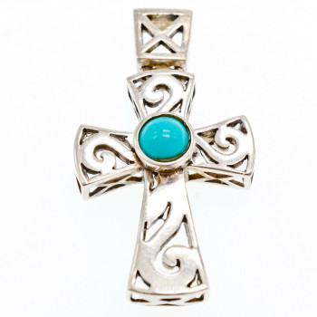 Sky Jewelry Серебряный крестик 925 проба