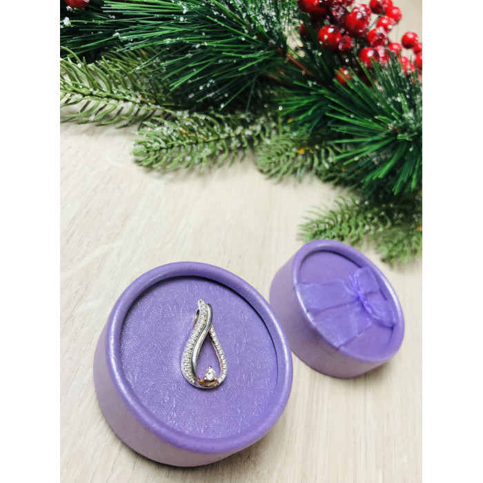 Sky Jewelry Серебряный кулон 925 проба с фианитами