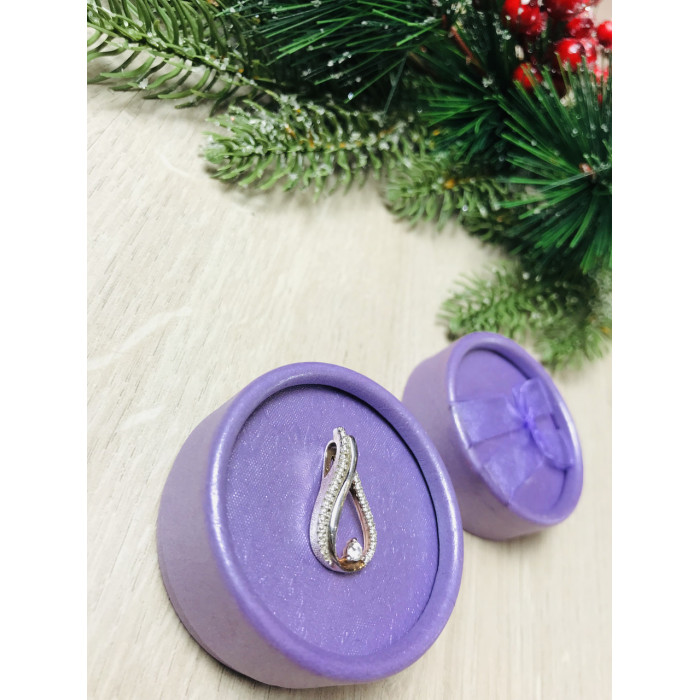 Sky Jewelry Серебряный кулон 925 проба с фианитами