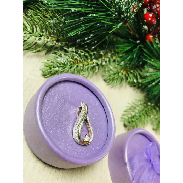 Sky Jewelry Серебряный кулон 925 проба с фианитами