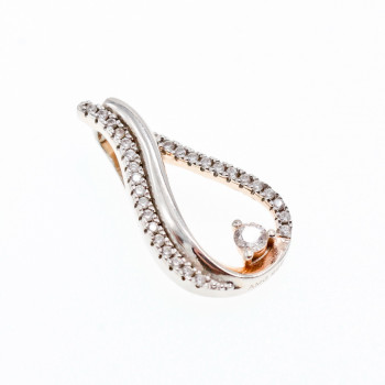 Sky Jewelry Серебряный кулон 925 проба с фианитами