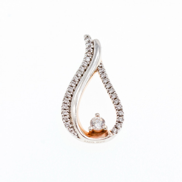 Sky Jewelry Серебряный кулон 925 проба с фианитами