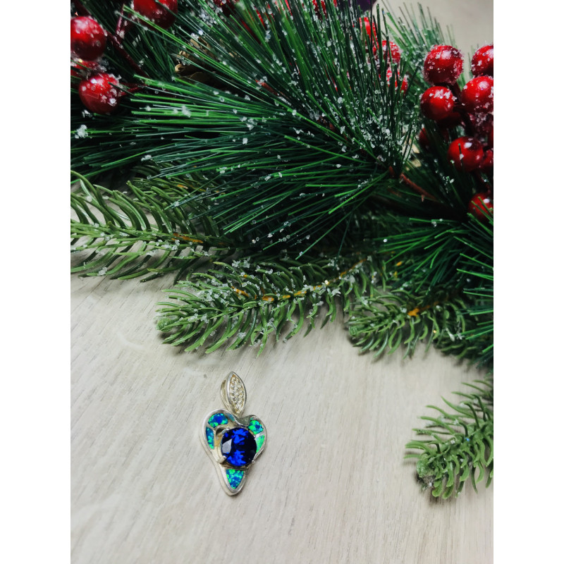 Sky Jewelry Серебряный кулон с опалом
