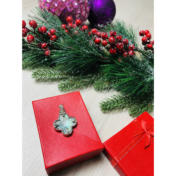 Sky Jewelry Серебряный кулон с камнем Галиотис (Гелиотис)