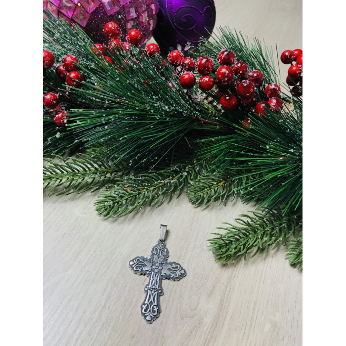 Sky Jewelry Красивый серебряный крестик