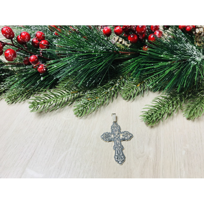 Sky Jewelry Красивый серебряный крестик