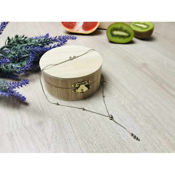 Sky Jewelry Серебряное ожерелье 925 проба с бусинками