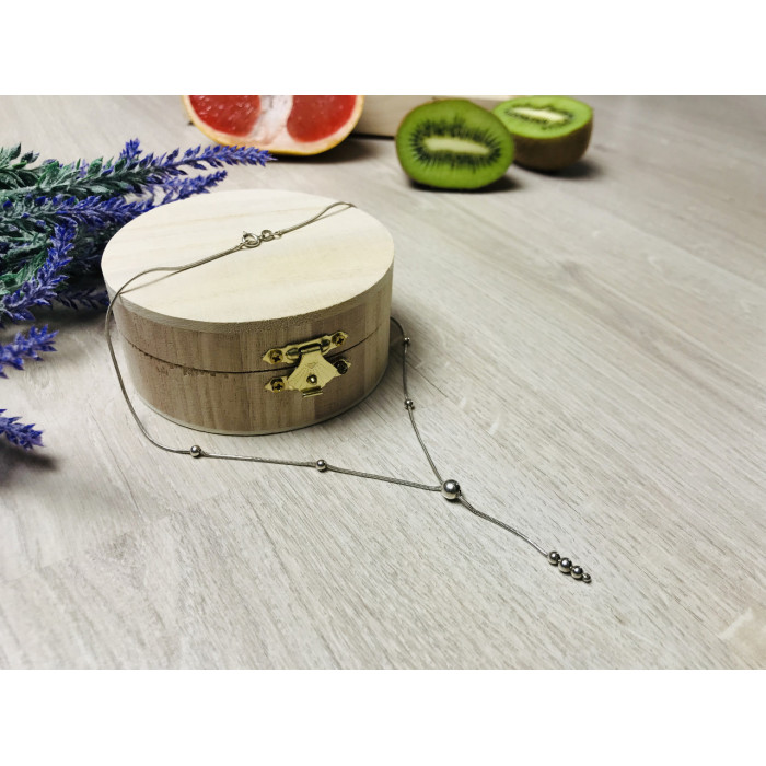 Sky Jewelry Серебряное ожерелье 925 проба с бусинками