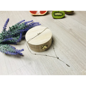 Sky Jewelry Серебряное ожерелье 925 проба с бусинками