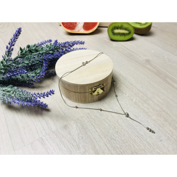 Sky Jewelry Серебряное ожерелье 925 проба с бусинками