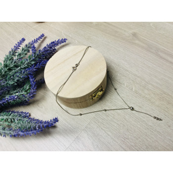 Sky Jewelry Серебряное ожерелье 925 проба с бусинками