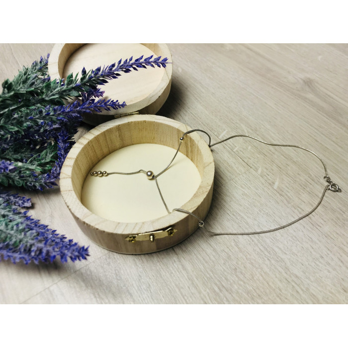 Sky Jewelry Серебряное ожерелье 925 проба с бусинками