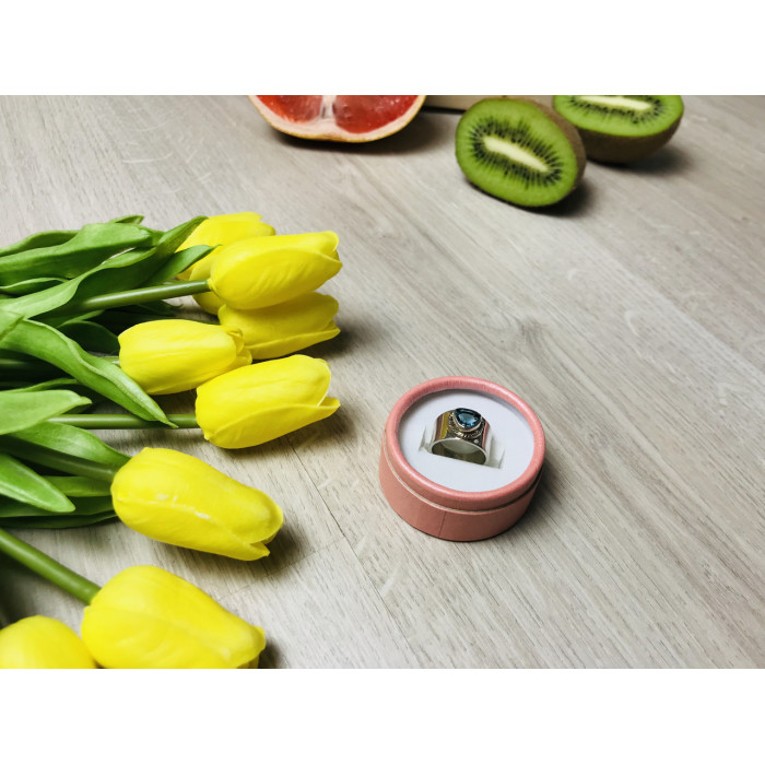 Sky Jewelry Серебряное кольцо 925 проба с голубым фианитом