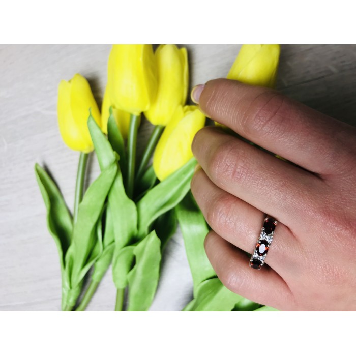 Sky Jewelry Серебряное кольцо с рубином