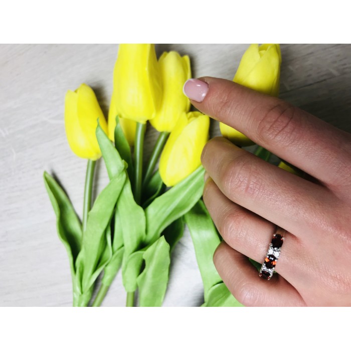 Sky Jewelry Серебряное кольцо с рубином