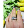 Sky Jewelry Серебряное кольцо с Гошенитом (берилл)