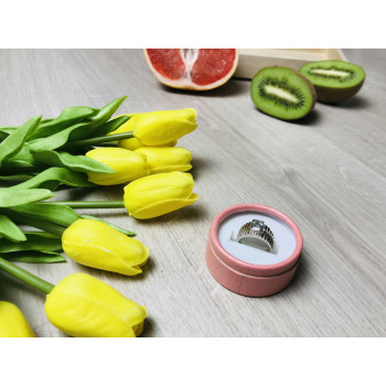 Sky Jewelry Серебряное кольцо с Гошенитом (берилл)