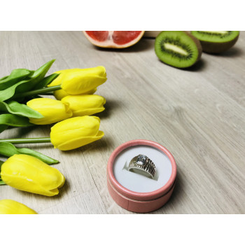 Sky Jewelry Серебряное кольцо с Гошенитом (берилл)