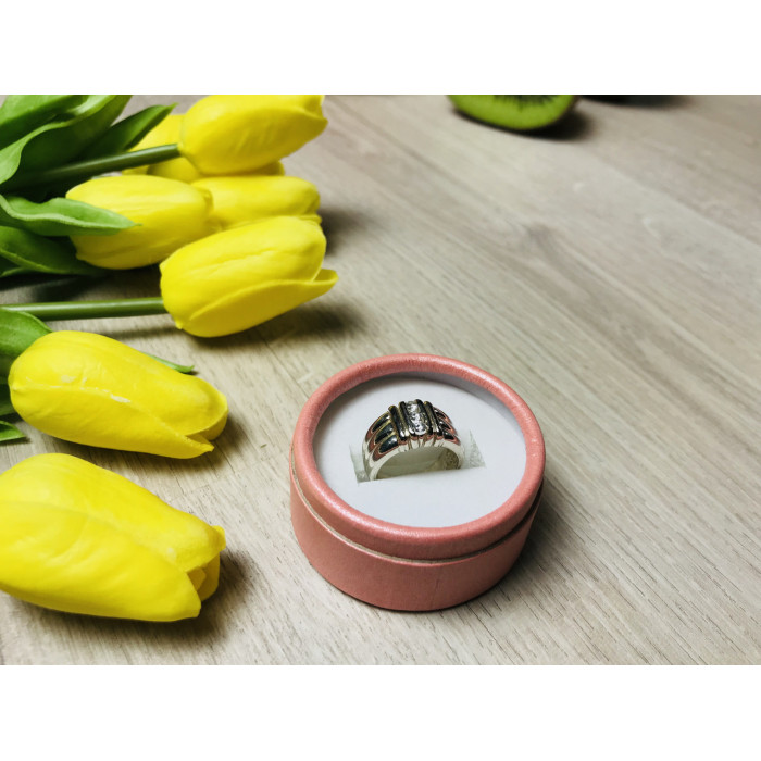 Sky Jewelry Серебряное кольцо с фианитами