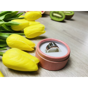 Sky Jewelry Серебряное кольцо с фианитами