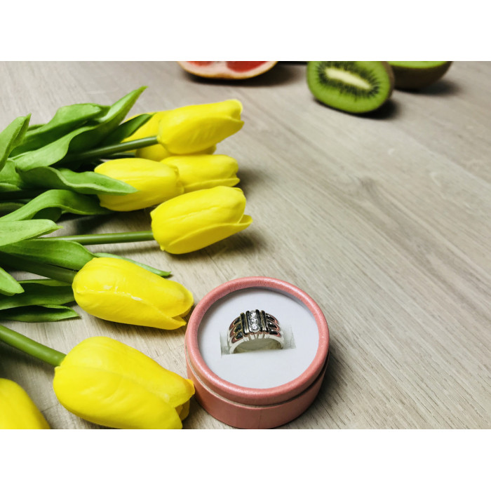 Sky Jewelry Серебряное кольцо с фианитами