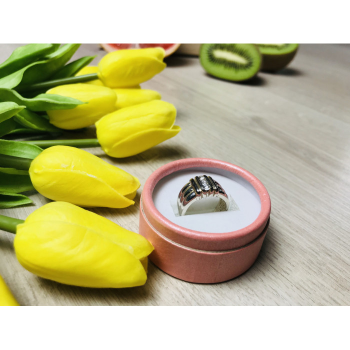 Sky Jewelry Серебряное кольцо с фианитами