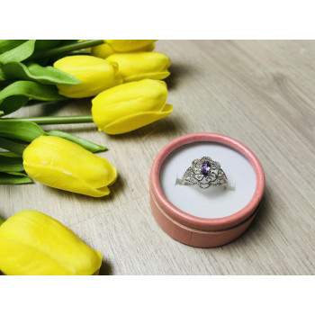 Sky Jewelry Серебряное кольцо с камнем Иолит