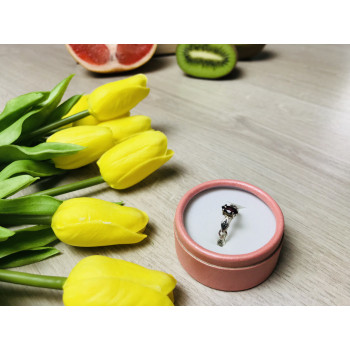 Sky Jewelry Серебряное кольцо с камнем Альмандин