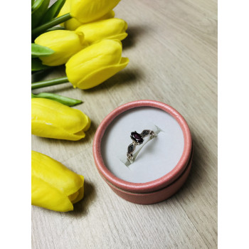 Sky Jewelry Серебряное кольцо с камнем Альмандин