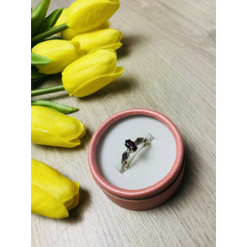 Sky Jewelry Серебряное кольцо с камнем Альмандин