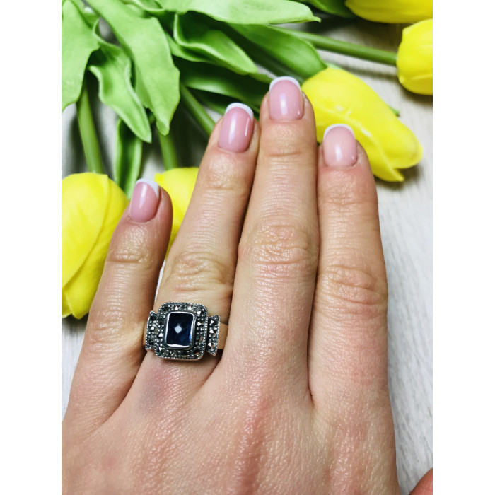 Sky Jewelry Серебряное кольцо с Иолитом