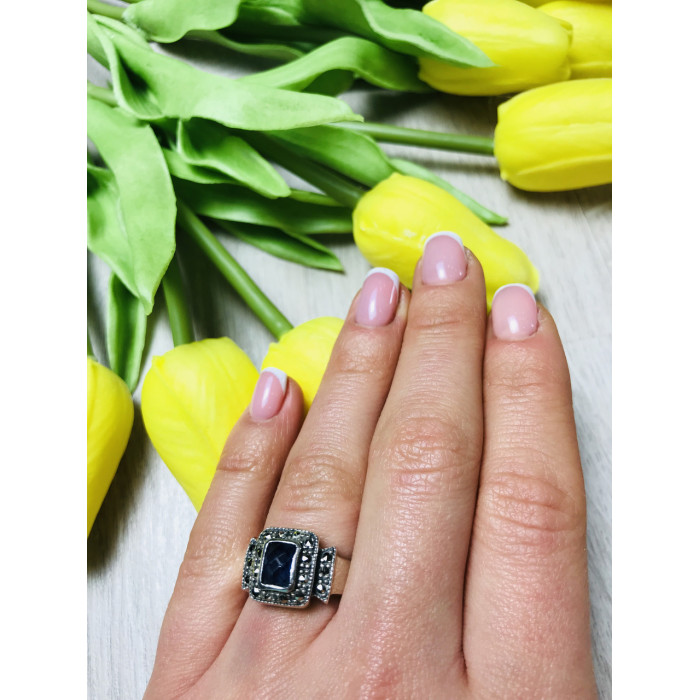 Sky Jewelry Серебряное кольцо с Иолитом