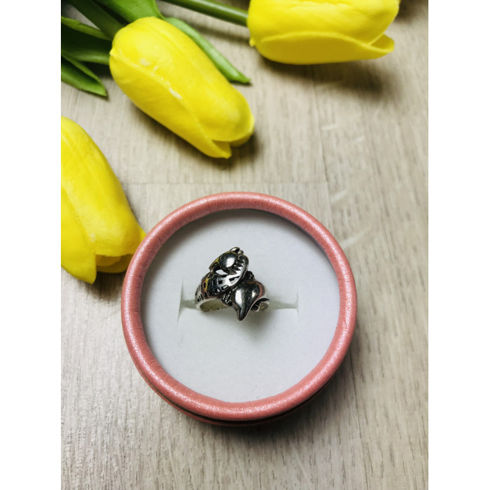 Sky Jewelry Серебряное кольцо Морской Конек
