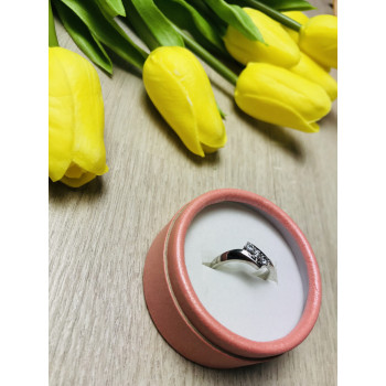 Sky Jewelry Серебряное кольцо с фианитами