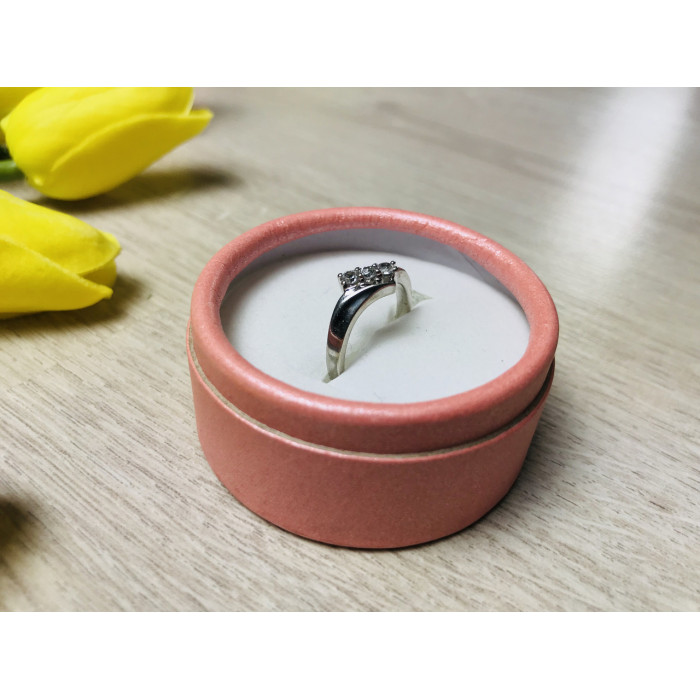 Sky Jewelry Серебряное кольцо с фианитами