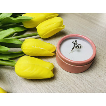 Sky Jewelry Серебряное кольцо с буквой V