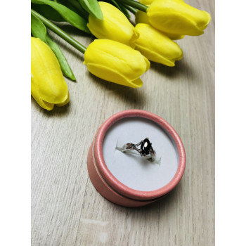 Sky Jewelry Серебряное кольцо с черным нефритом