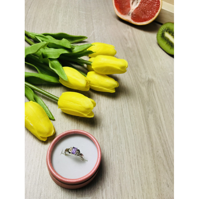 Sky Jewelry Серебряное кольцо с камнем Турмалин