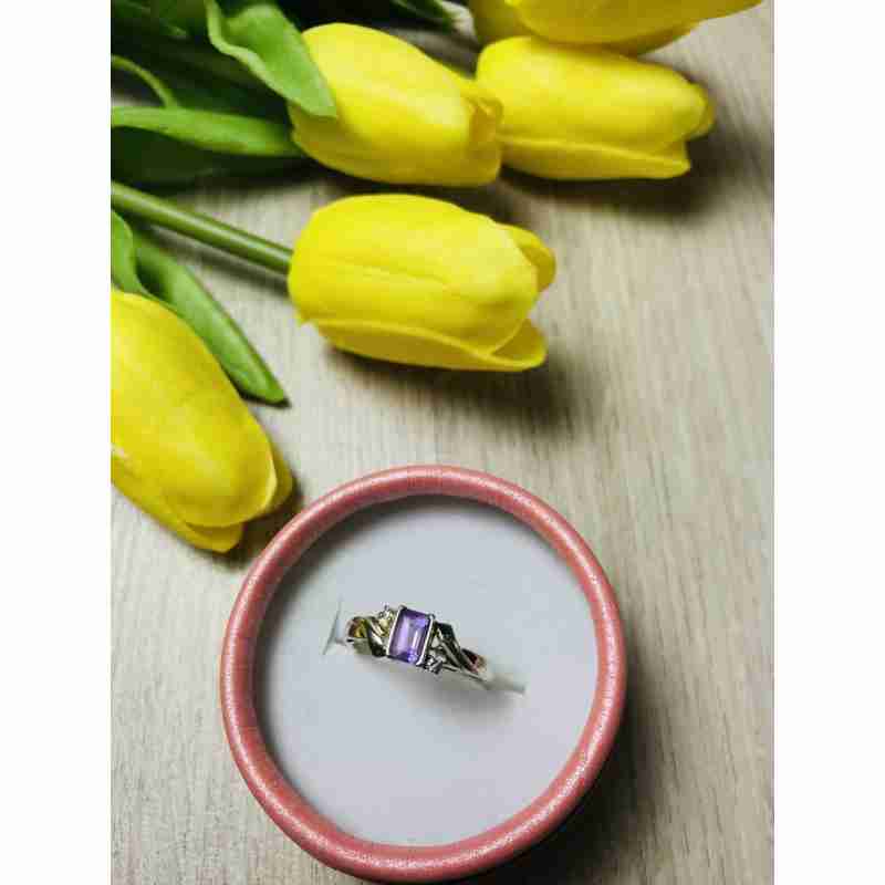 Sky Jewelry Серебряное кольцо с камнем Турмалин