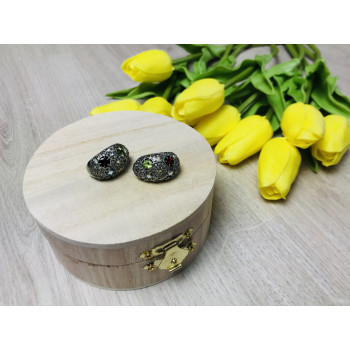 Sky Jewelry Серебряный серьги с натуральными камнями