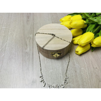 Sky Jewelry Ожерелье из белого метала