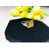 Sky Jewelry Серебряное кольцо в позолоте с желтым фианитом