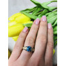 Sky Jewelry Серебряное кольцо с голубой шпинелью