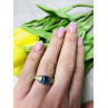 Sky Jewelry Серебряное кольцо с голубой шпинелью