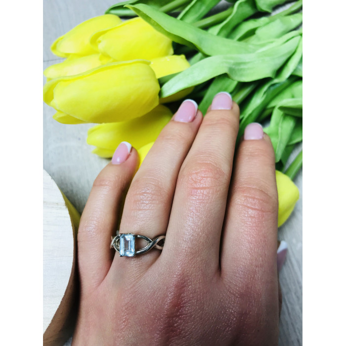 Sky Jewelry Серебряное кольцо с камнем Шпинель