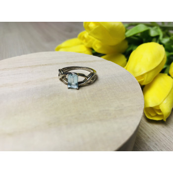 Sky Jewelry Серебряное кольцо с камнем Шпинель