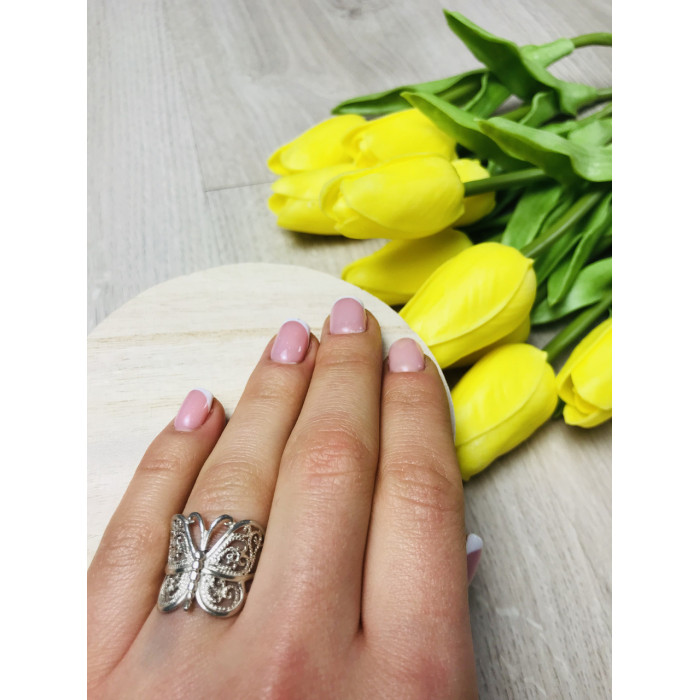 Sky Jewelry Серебряное кольцо бабочка