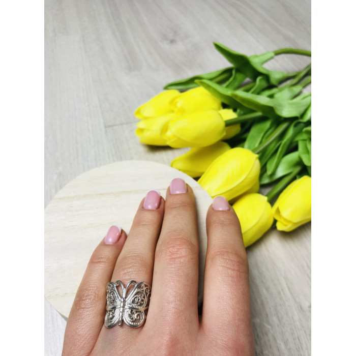 Sky Jewelry Серебряное кольцо бабочка