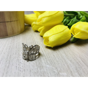 Sky Jewelry Серебряное кольцо бабочка